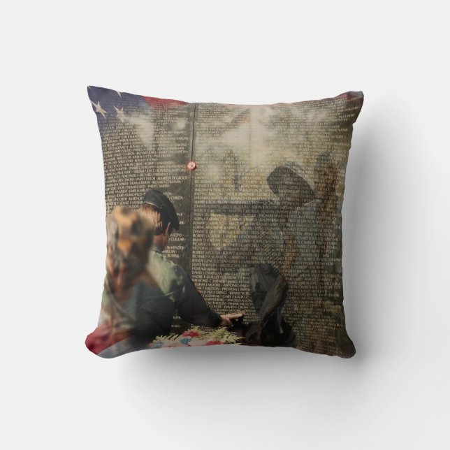 Coussin Anciens combattants du Vietnam (Recto)