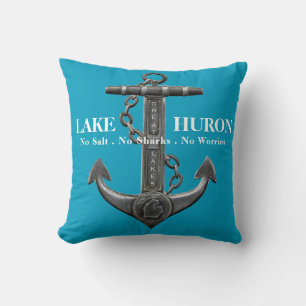 Coussin Ancrage de pirate nautique en détresse du lac Huro
