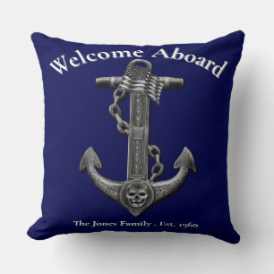 Coussin Ancrage en détresse nautique drapeau américain per