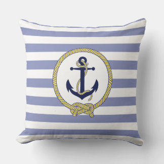 Coussin Ancrage nautique/bandes/noeud marin nautique