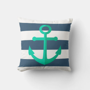 Coussin Ancre avec bandes