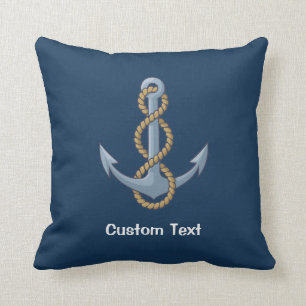 Coussin Ancre avec corde