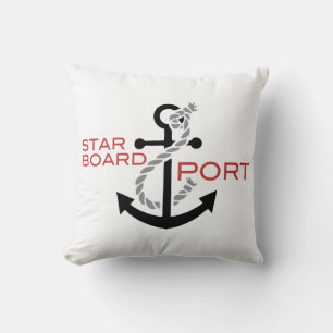 Coussin Ancre du port de bord Nautique