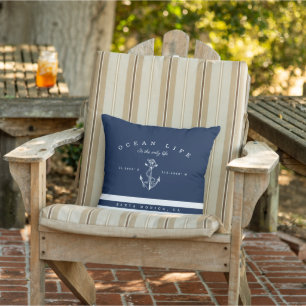 Coussin Ancre marine marine marine marine marine marine et