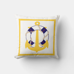 Coussin Ancres PixDezines/sauveteurs de vie/nautiques