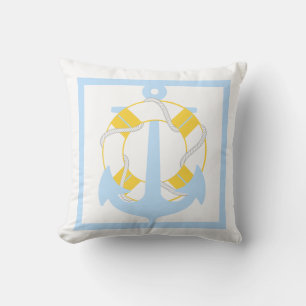 Coussin Ancres PixDezines/sauveteurs de vie/nautiques