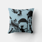 Coussin Andersen : Petite silhouette de sirène (Verso)