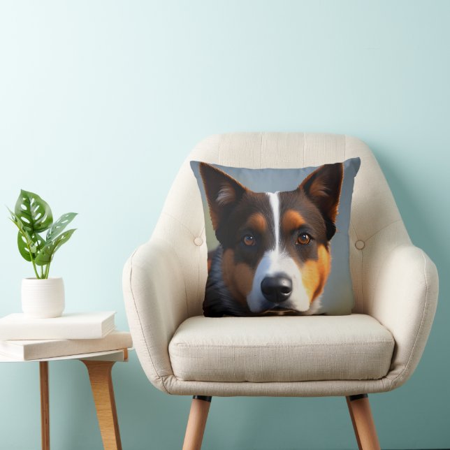 Coussin Andy The Australian Blue Heeler, (Chaise)