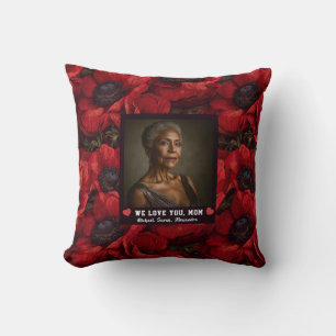 Coussin Anémones Fleur Maman Mère Country Française