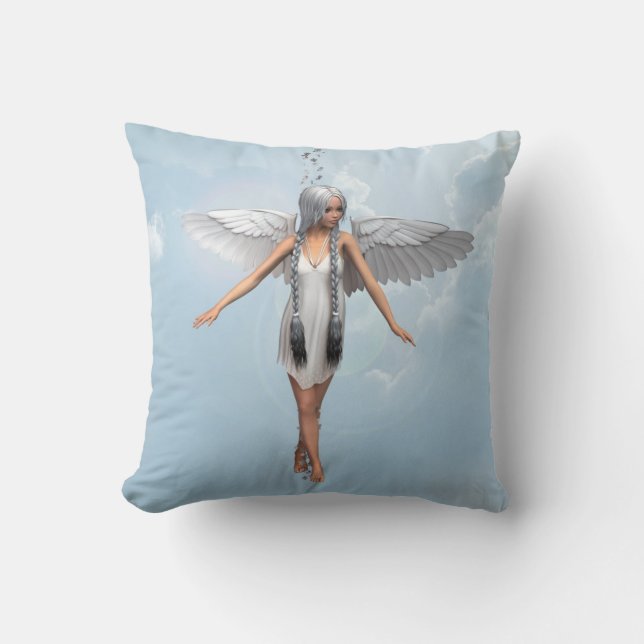 Coussin Ange blanc (Recto)