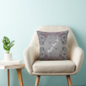 Coussin Ange de luxe Rose Fleur Moderne Vintage (Chaise)