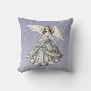 Coussin Ange de neige