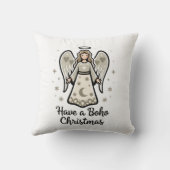Coussin Ange de Noël Boho (Verso)