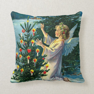 Coussin Ange décorant l'arbre de Noël 2