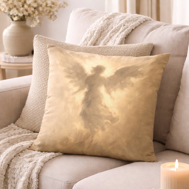 Coussin Ange Éthéré Spirituel  (Créateur téléchargé)
