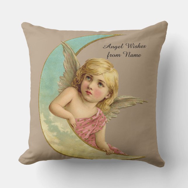 Coussin ANGELS - cadeaux Angel personnalisés (Recto)