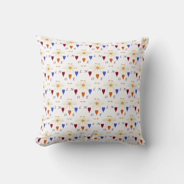 Coussin Anges de Noël en étoile Noel plus petit style d'im (Recto)
