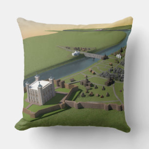 Coussin Anglo Saxon London Cushion