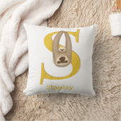 Coussin Animal ABC S is for sloth cushion (Couverture)