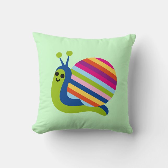 Coussin animal de bande dessinée mignonne de (Recto)