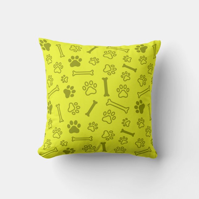 Coussin Animal de compagnie - Empreinte de patte de chat o (Recto)
