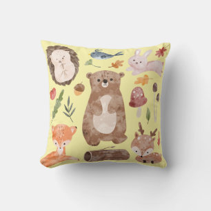 Coussin Animal de la forêt