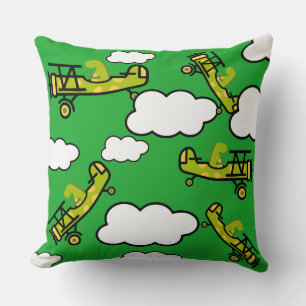 Coussin Animal Dinosaur Pilote Nursery Art