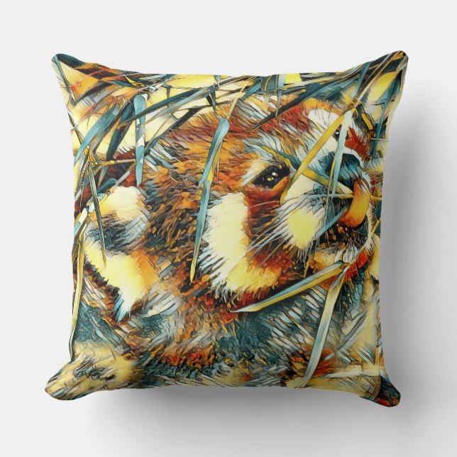 Coussin AnimalArt_RedPanda_003 (Recto)