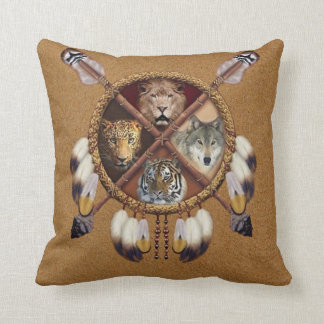 Coussin Animaux amérindiens