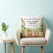 Coussin Animaux Aquarelle Forêt (Chaise)