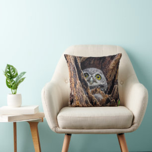 Coussin Animaux de bébés cutest Chouette tachetée