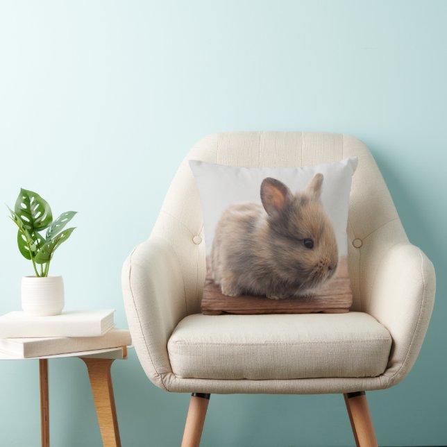 Coussin Animaux de bébés cutest | Petit lapin bébé (Chaise)