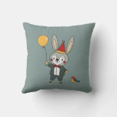 Coussin Animaux de fête - Lapin (Verso)