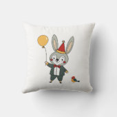 Coussin Animaux de fête - Lapin (Verso)