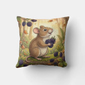 Coussin Animaux de forêt de souris adorables (Verso)