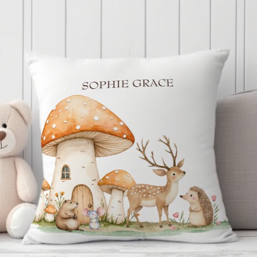 Coussin Animaux de la forêt Bohème Bébé