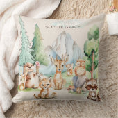 Coussin Animaux de la forêt Bohème Rustique Bébé (Couverture)