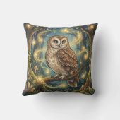 Coussin Animaux de la forêt de hiboux adorables  (Verso)