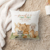Coussin Animaux de la forêt de la nature bébé (Couverture)