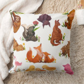 Coussin Animaux de la forêt - Motif mignon de créatures fo (Couverture)