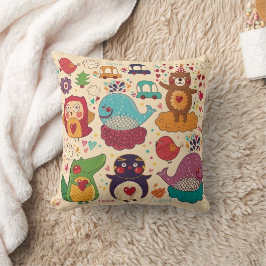 Coussin Animaux Décoratifs (Couverture)