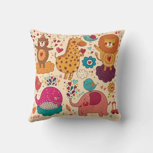 Coussin Animaux Décoratifs (Verso)