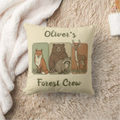 Coussin Animaux des bois - Équipage forestier (Couverture)