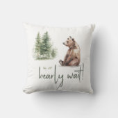 Coussin Animaux des forêts que nous avons hâte de voir (Recto)