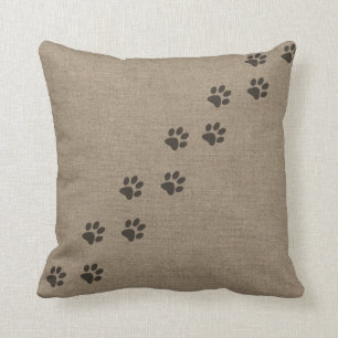 Coussin Animaux familiers Pawprints sur la conception