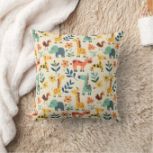 Coussin Animaux fous Motif coloré (Couverture)