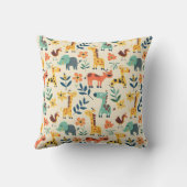 Coussin Animaux fous Motif coloré (Verso)