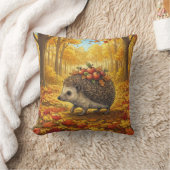 Coussin Animaux mignons de la forêt de hérissons (Couverture)