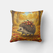 Coussin Animaux mignons de la forêt de hérissons (Verso)