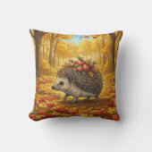 Coussin Animaux mignons de la forêt de hérissons (Recto)